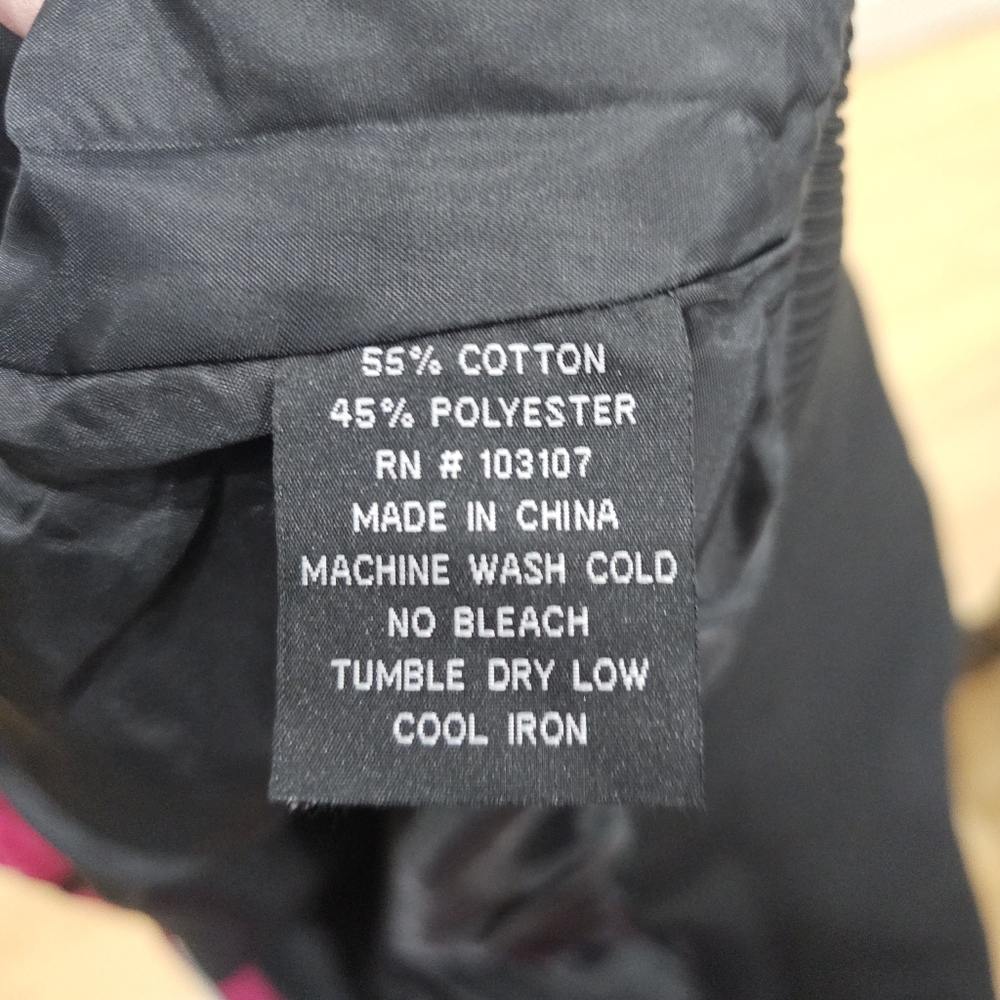 ~SOLD~ 1 RMT Raw Blue Pink Purple Moto Patch Buckle Collar Zip Up Jacket Coat S - Picture 9 of 16